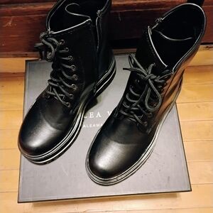 😍Azalea Wang Black Platform Boots